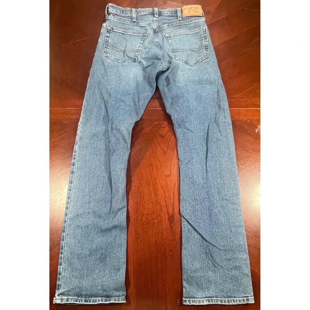 Signature Levis Gold Label Bootcut Jeans Mens 30x31.5 Medium Wash Blue Denim EUC